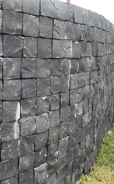 Cobble stone wall cladding