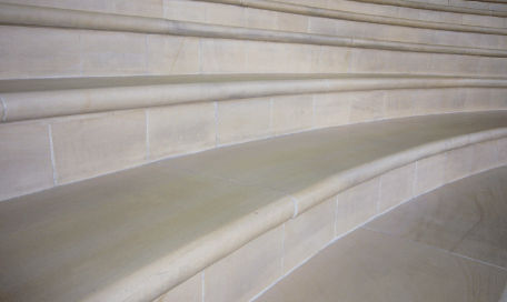 Sandstone stairs