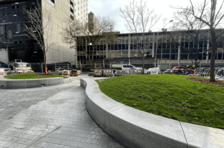 Granite Planter, West Side Place